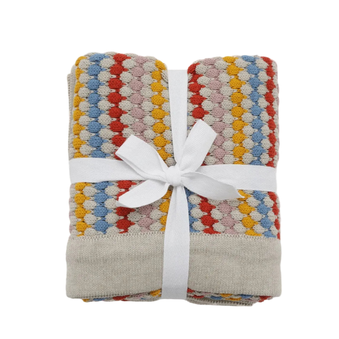 Nana Huchy Confetti Stripe Baby Blanket - Carnival