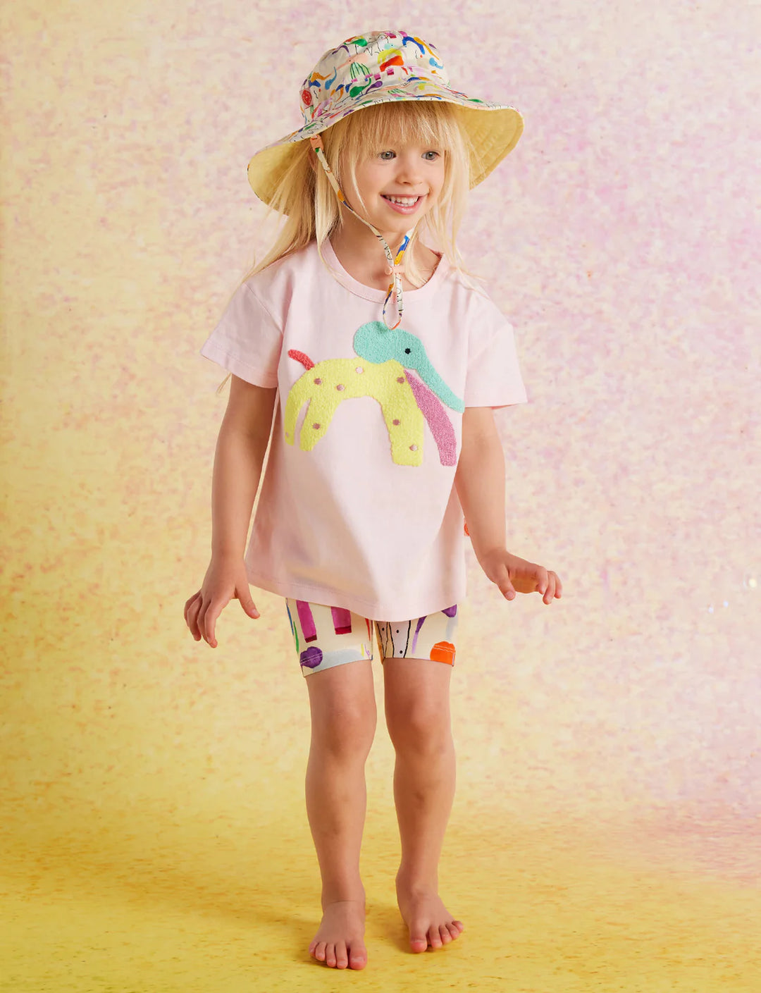 Halcyon Nights Happy Herd Kids Bike Shorts