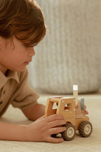 Wooden Crane Truck