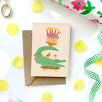 Crocodile Mini Birthday Card