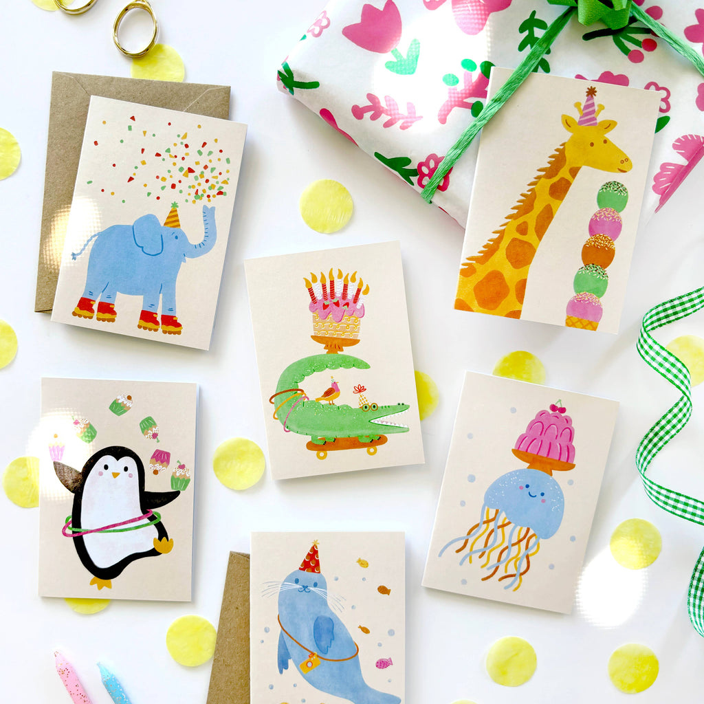 Crocodile Mini Birthday Card