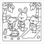 Happy Days - Groovy Cuties Cosy Colouring