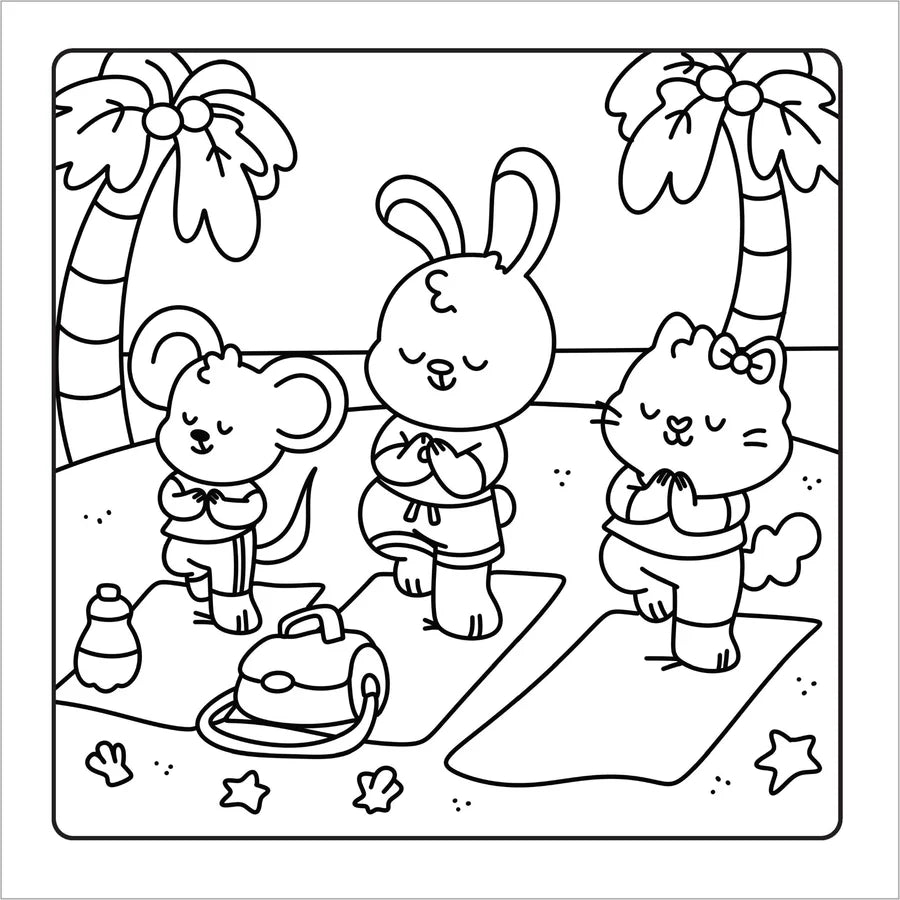 Happy Days - Groovy Cuties Cosy Colouring