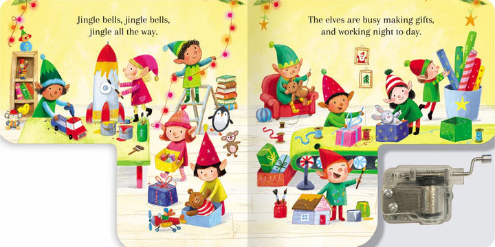 Wind-Up Music Box Book - Jingle Bells