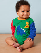 Terry Long Sleeve Bodysuit - Dino Days