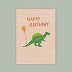 Dinosaur Happy Birthday Card