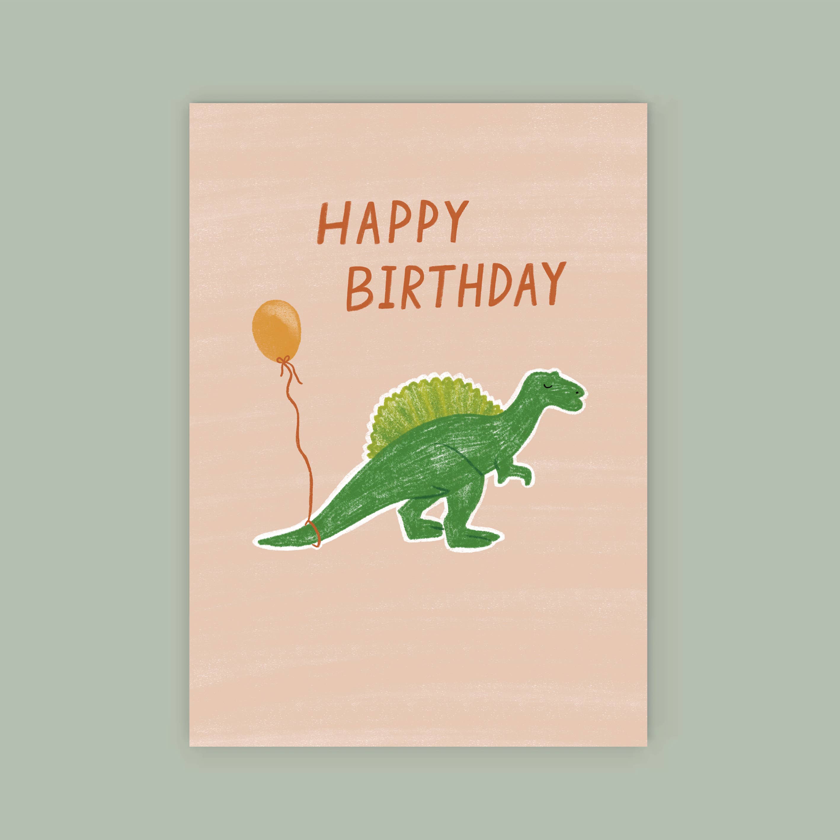 Dinosaur Happy Birthday Card