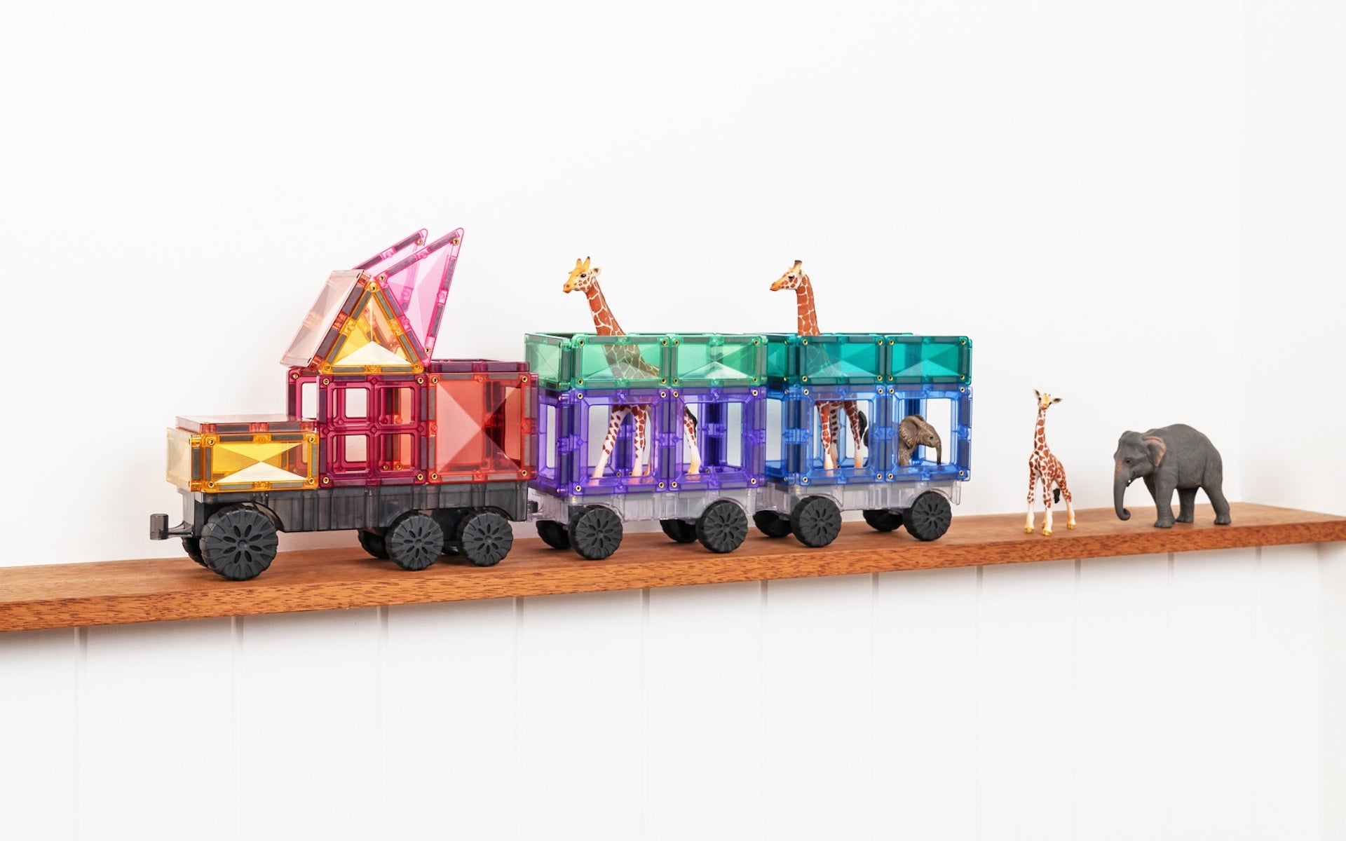 Connetix Tiles - 50 Piece Transport Pack | Pastel