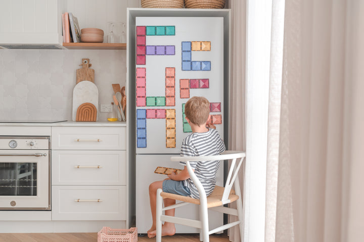 Connetix Tiles - 24 Piece Rectangle Set | Pastel