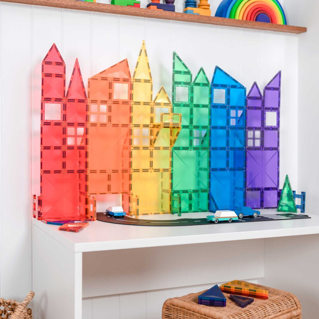 Connetix Tiles - 102 Piece Creative Pack | Rainbow