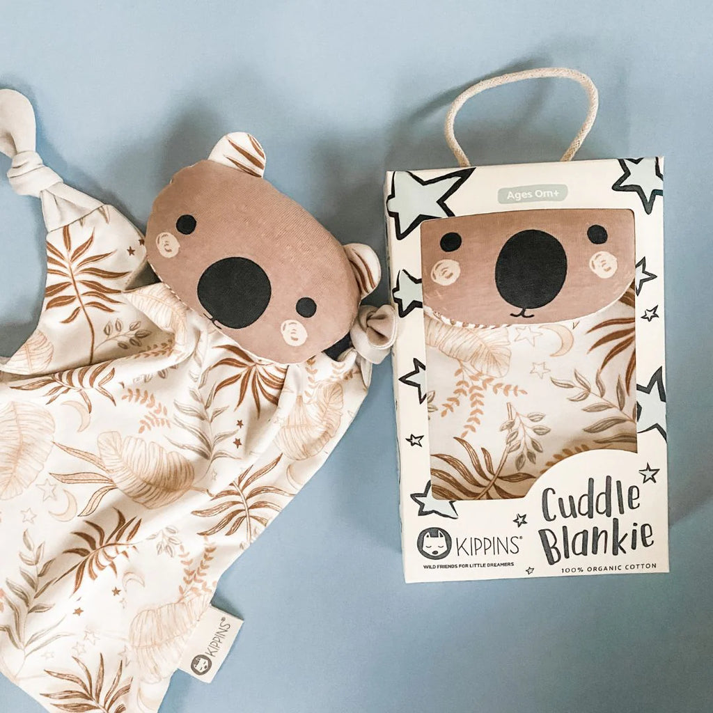 Organic Cotton Baby Comforter - Dusty