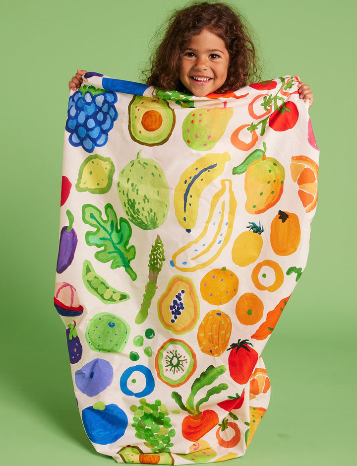 Halcyon Nights Fitted Cot Sheet - Eat The Rainbow