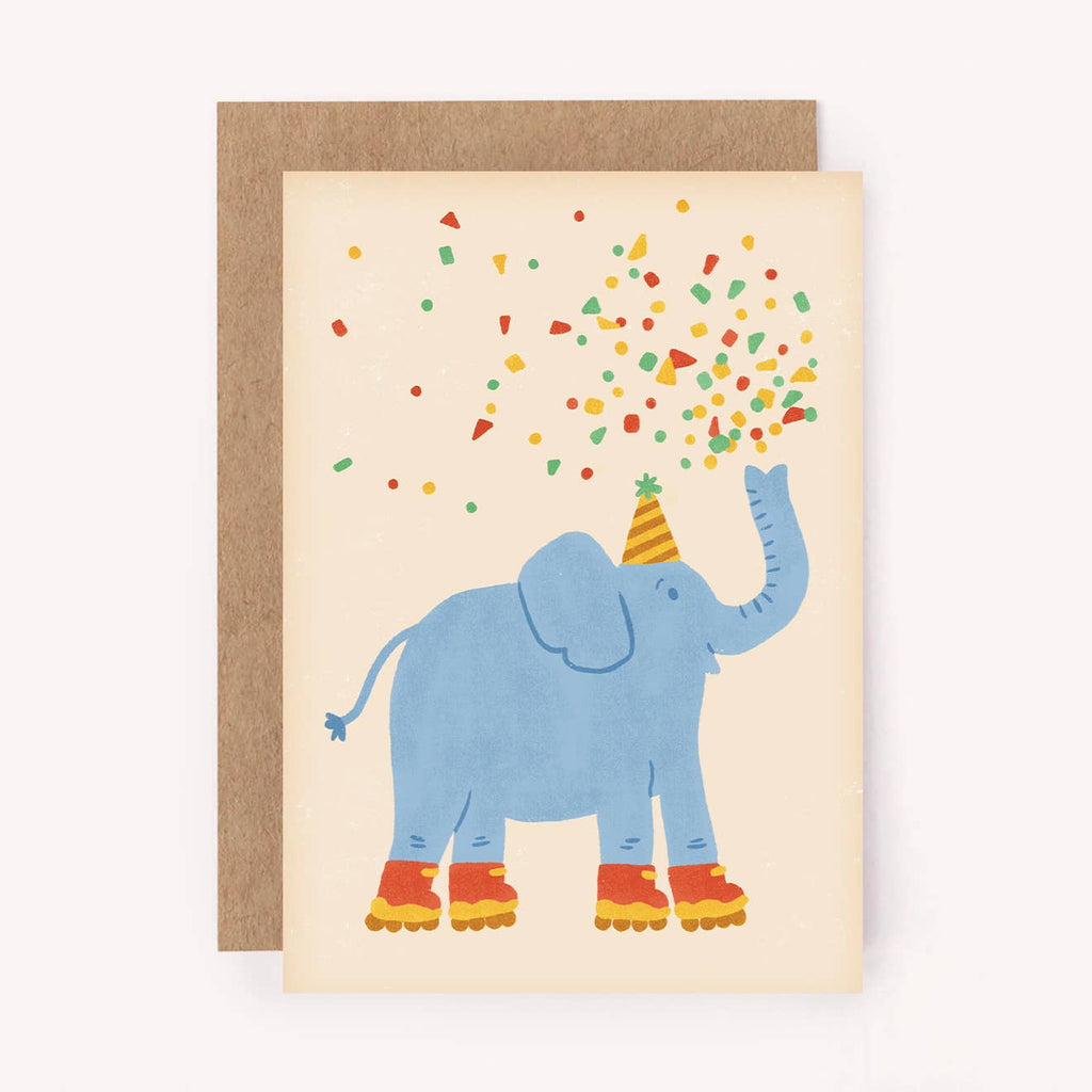 Elephant Mini Birthday Card