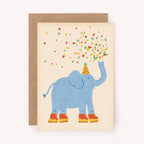 Elephant Mini Birthday Card