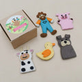 Finger Puppet Set - Old Macdonald Farm Animals A