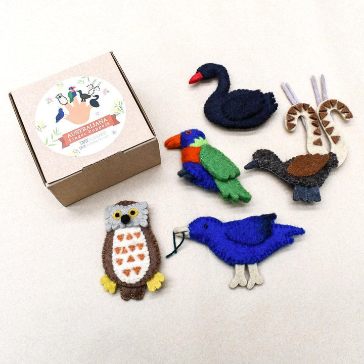 Tara Treasures Finger Puppet Set - Australian Animals D