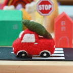 Felt Christmas Truck and Tree Toy