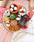 Grazing Box of Christmas Felt Play Food - Set B