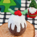 Felt Christmas Pudding - Tall