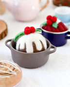 Felt Christmas Pudding - Round