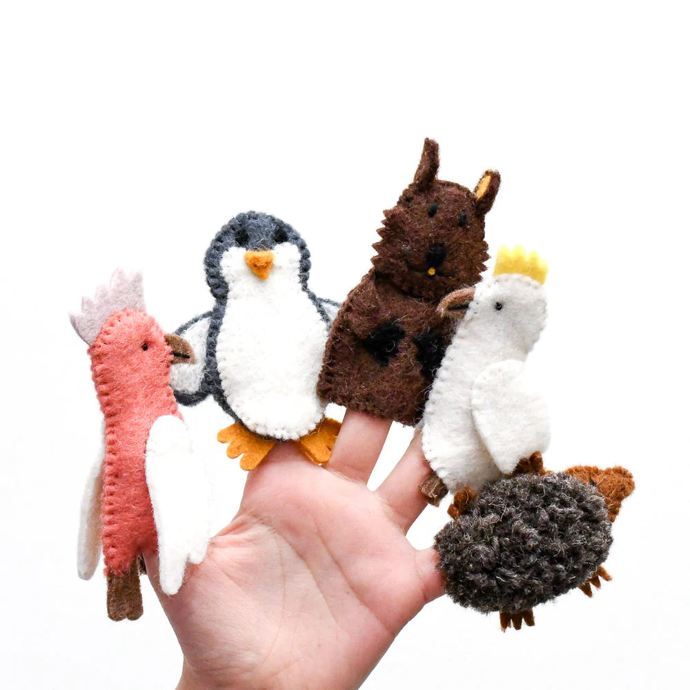 Tara Treasures Finger Puppet Set - Australian Animals B