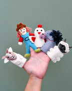 Finger Puppet Set - Old Macdonald Farm Animals B