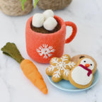 Santas Snacks with Red Hot Chocolate Cup