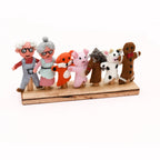 Finger Puppet Stand - 7 Rods