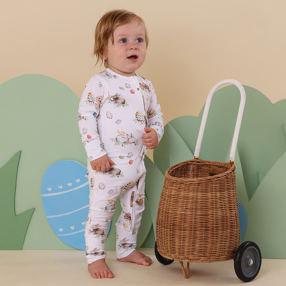Flopsy Bunnies Organic Snugglesuit Convertible Romper