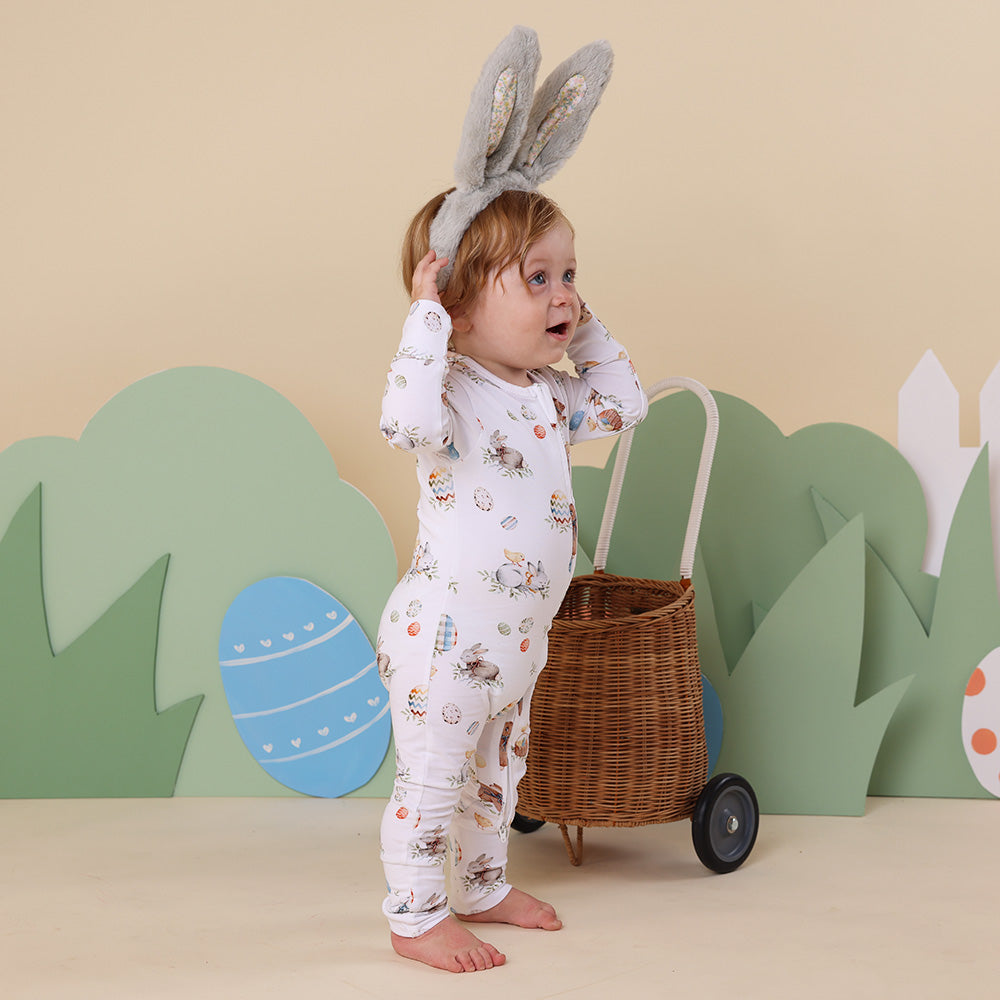 Flopsy Bunnies Organic Snugglesuit Convertible Romper