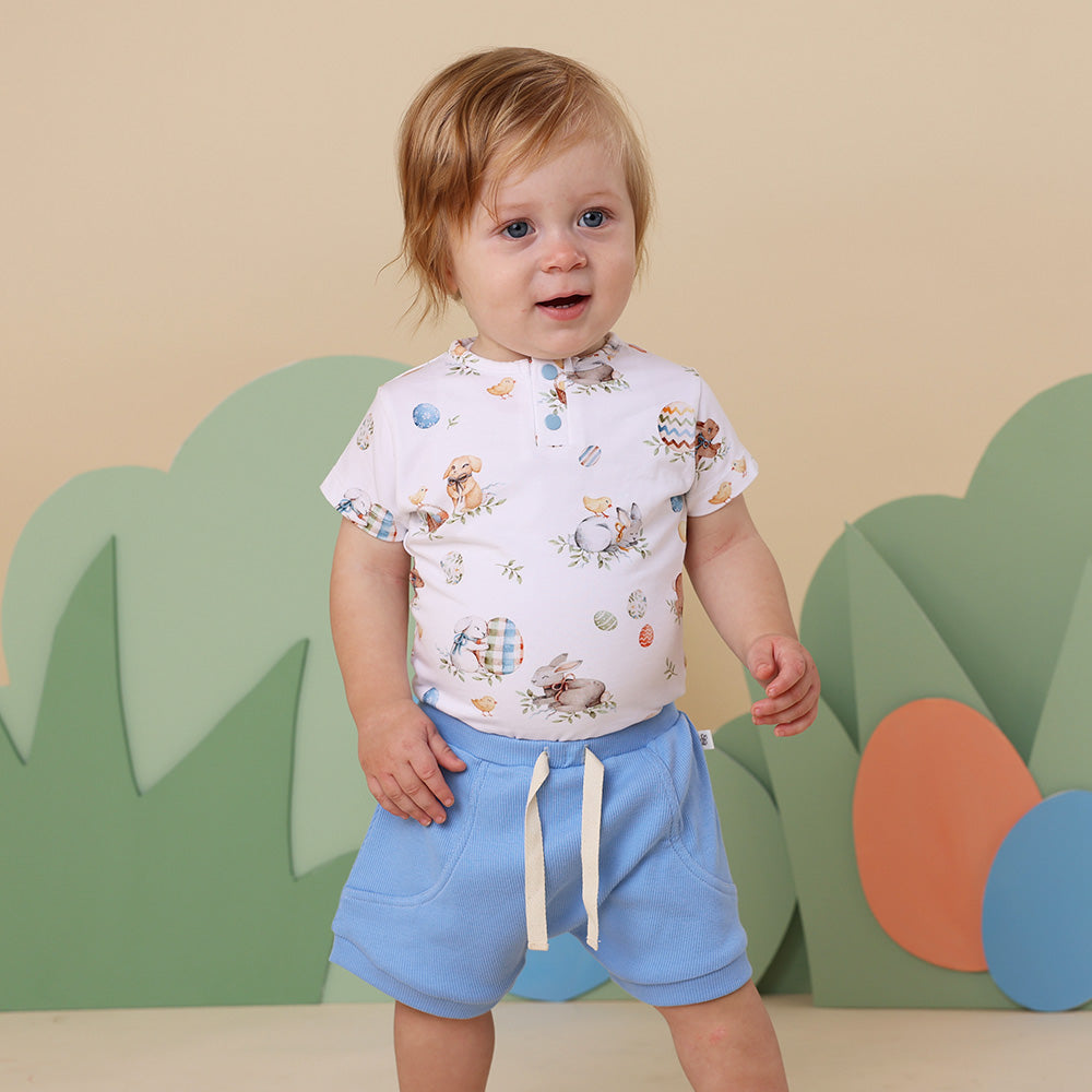 Flopsy Bunnies Short Sleeve Organic Bodysuit
