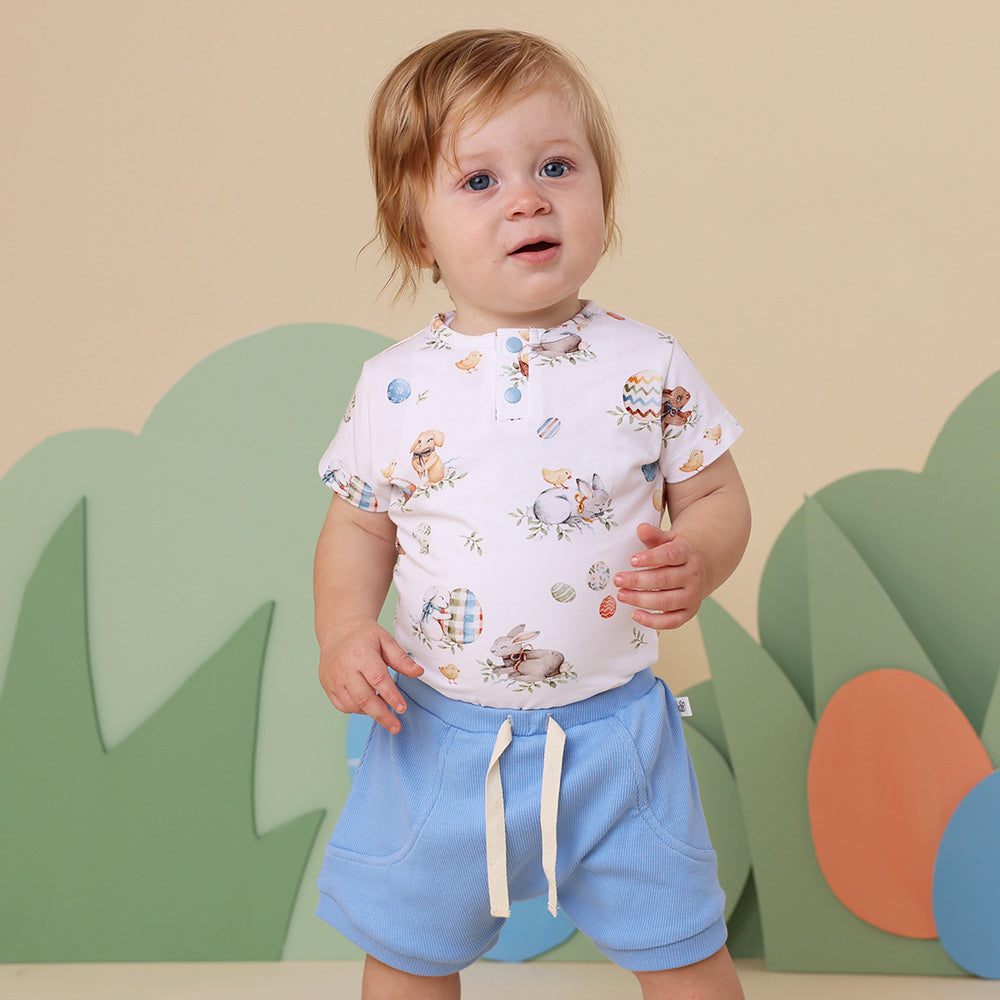 Flopsy Bunnies Short Sleeve Organic Bodysuit