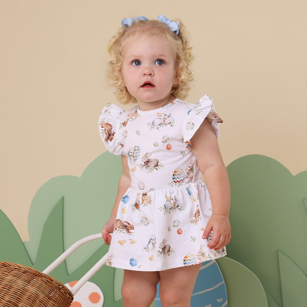 Flopsy Bunnies Short Sleeve Organic Dress