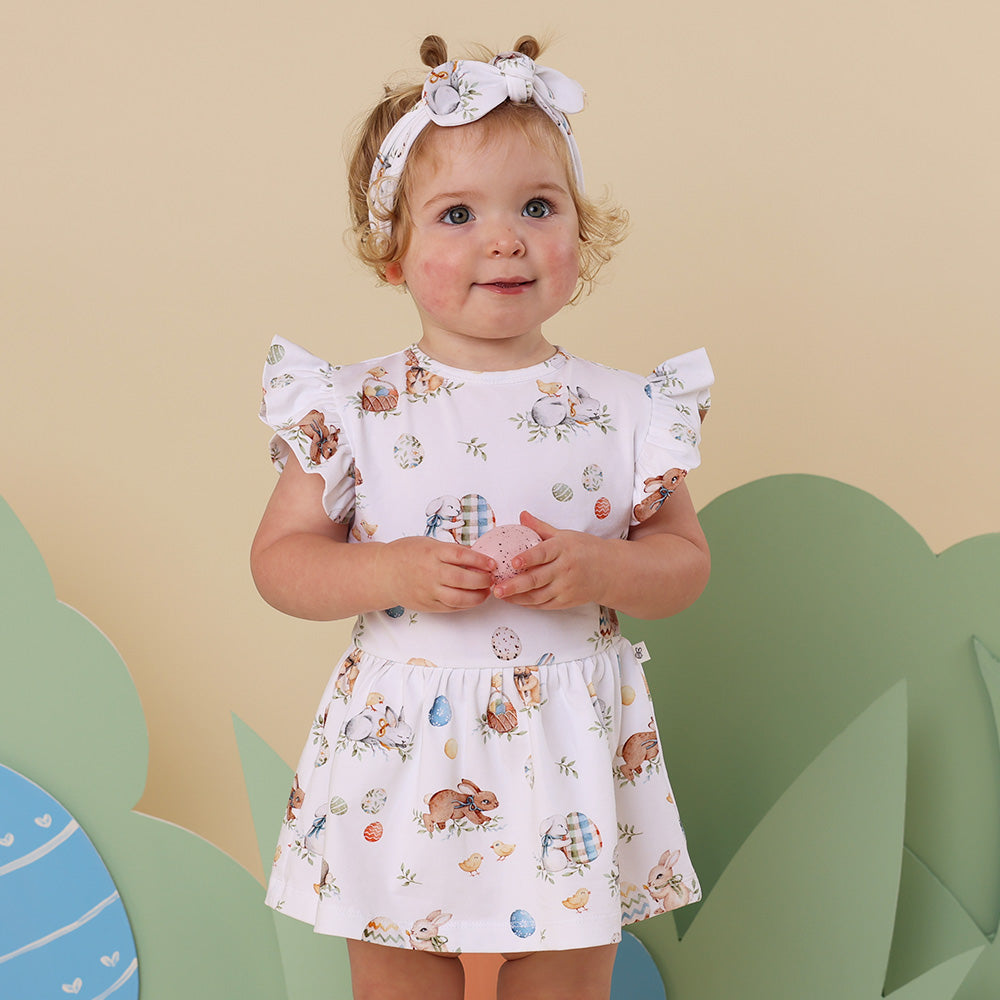 Flopsy Bunnies Short Sleeve Organic Dress