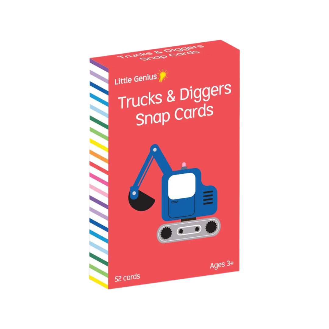Little Genius Volume 2 - Snap Cards - Trucks and Diggers