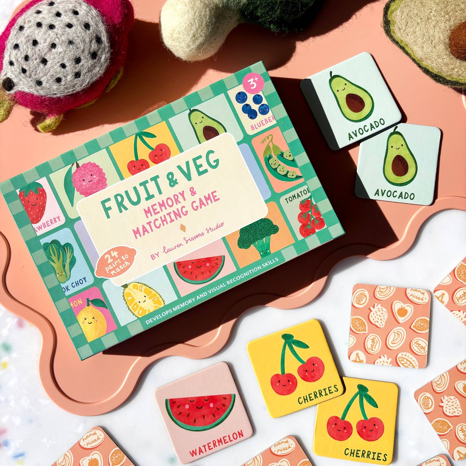 Fruit and Veg Memory & Matching Game