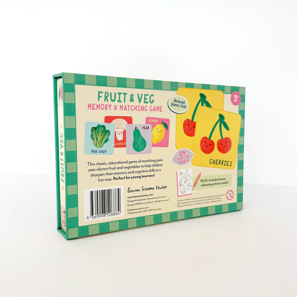Fruit and Veg Memory & Matching Game