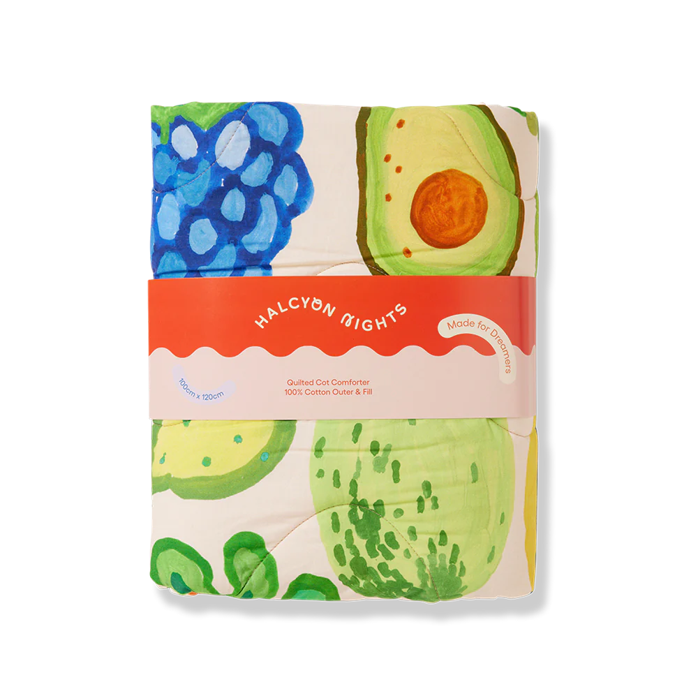 Halcyon Nights Cot Quilt - Eat The Rainbow