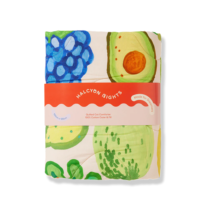 Halcyon Nights Cot Quilt - Eat The Rainbow