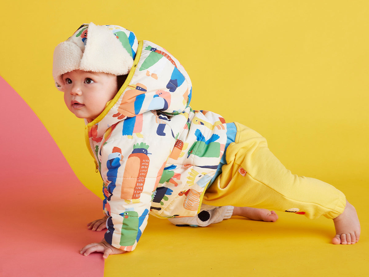 Kids Puffer Jacket - Flamin Galahs