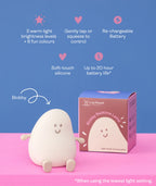 Blobby Bedtime Lamp Taupe
