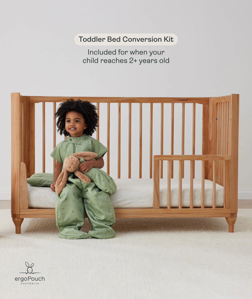 ergoPouch Lyra Convertible Cot Beechwood