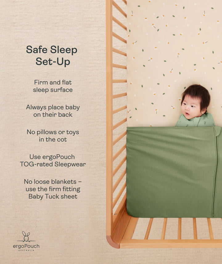 ergoPouch Lyra Convertible Cot Beechwood