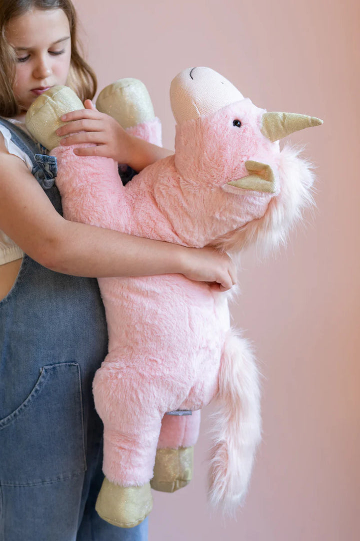 Giant Glimmer Glitter Unicorn - Pink