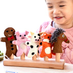 Finger Puppet Set - Gingerbread Man Story