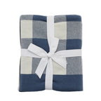 Nana Huchy Gingham Baby Blanket - Blue