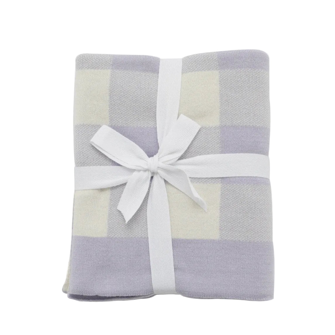 Nana Huchy Gingham Baby Blanket - Lilac