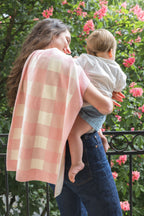 Nana Huchy Gingham Baby Blanket - Pink