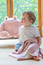 Nana Huchy Gingham Baby Blanket - Pink