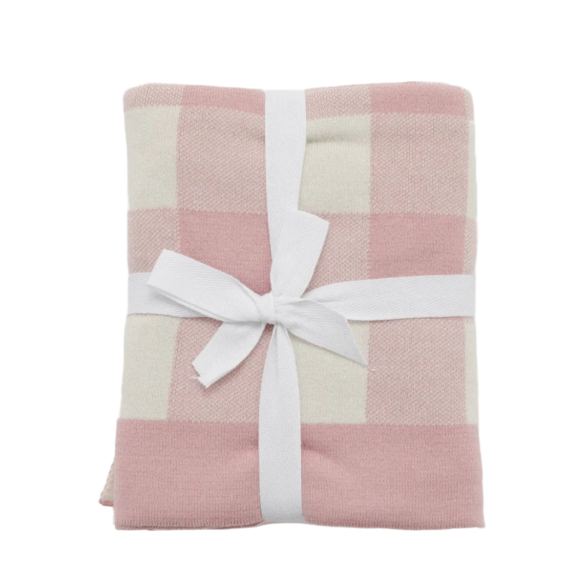 Nana Huchy Gingham Baby Blanket - Pink